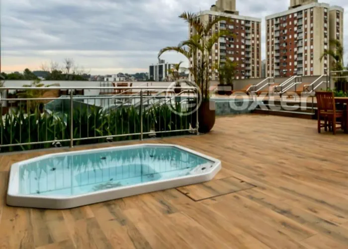 Apartamento Loft Completo, Garagem, Piscina Aquecida, Jacuzzi