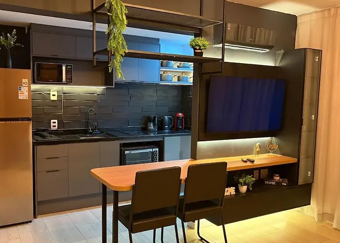 Loft Completo, Garagem, Piscina Aquecida, Jacuzzi Apartamento *